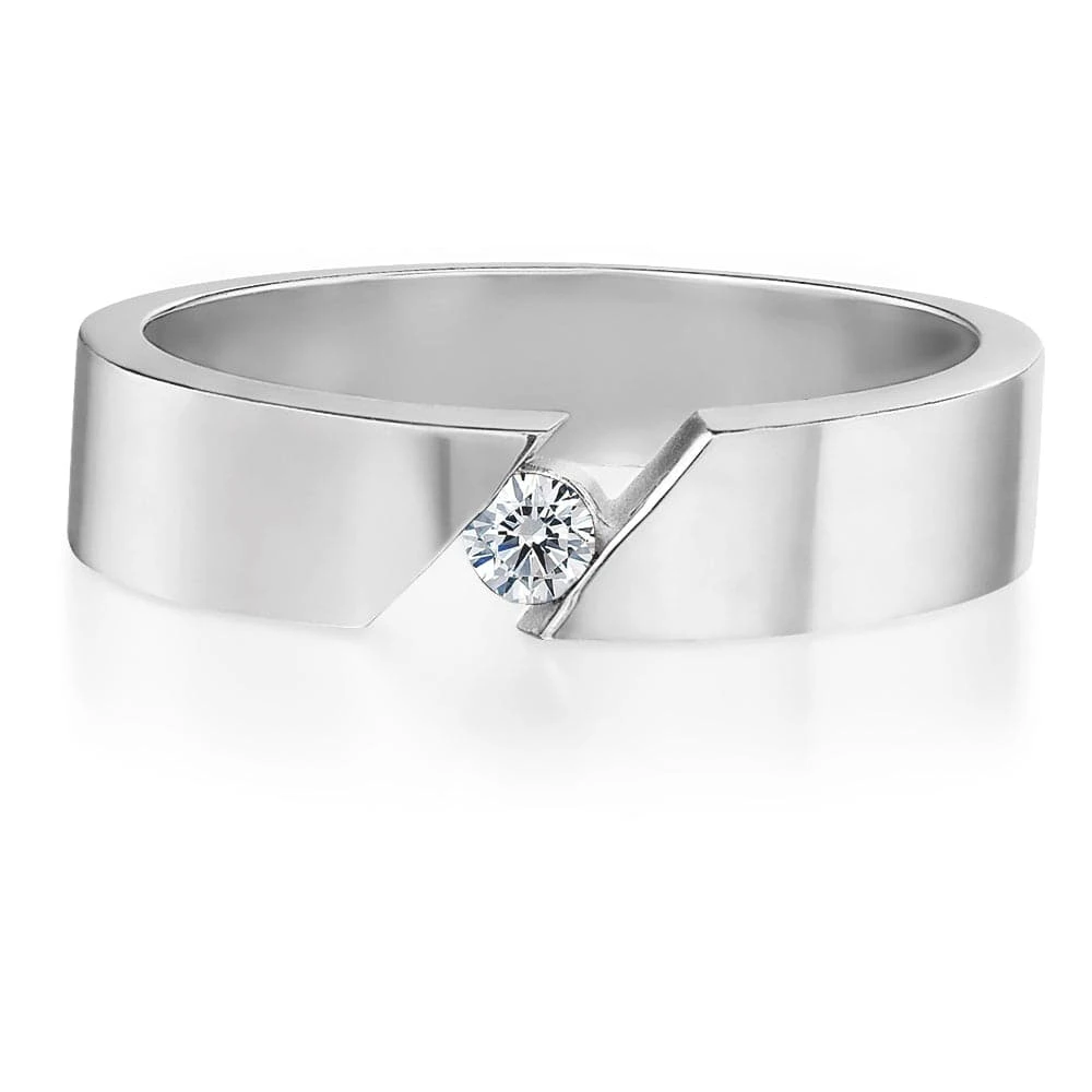 Modern Gents Wedding Band 8 Modern Gents Wedding Band - Image 6