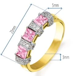 Pink Parfait Ring -Trudiamonds T2086 GC 1