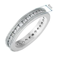 Forever Yours Eternity Ring 9 Forever Yours Eternity Ring -Trudiamonds T2088 PC 1
