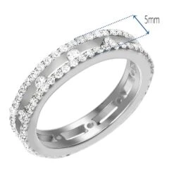Enchanting Eternity Ring -Trudiamonds T2096 PC 1