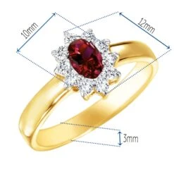 Imperial Tru-Ruby Ring -Trudiamonds T2121 GC 1