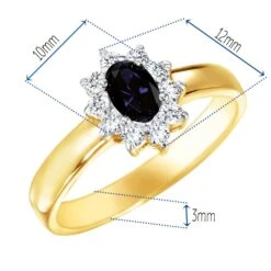 Imperial Tru-Sapphire Ring -Trudiamonds T2123 GC 1