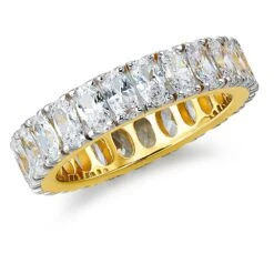 5.5 Ct. T.w. Oval Cut Eternity Ring