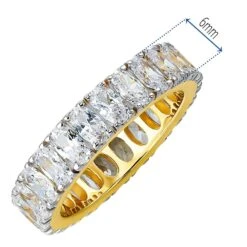 5.5 Ct. T.w. Oval Cut Eternity Ring -Trudiamonds T2154 GC 1