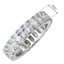 5.5 Ct. T.w. Oval Cut Eternity Ring -Trudiamonds T2154 PC 1