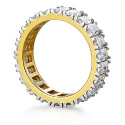 Radiant Cut Eternity Ring -Trudiamonds T2156 GC 2