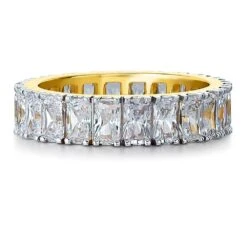 Radiant Cut Eternity Ring -Trudiamonds T2156 GC 3