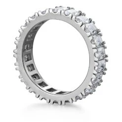 Radiant Cut Eternity Ring -Trudiamonds T2156 PC 2