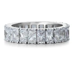 Radiant Cut Eternity Ring -Trudiamonds T2156 PC 3
