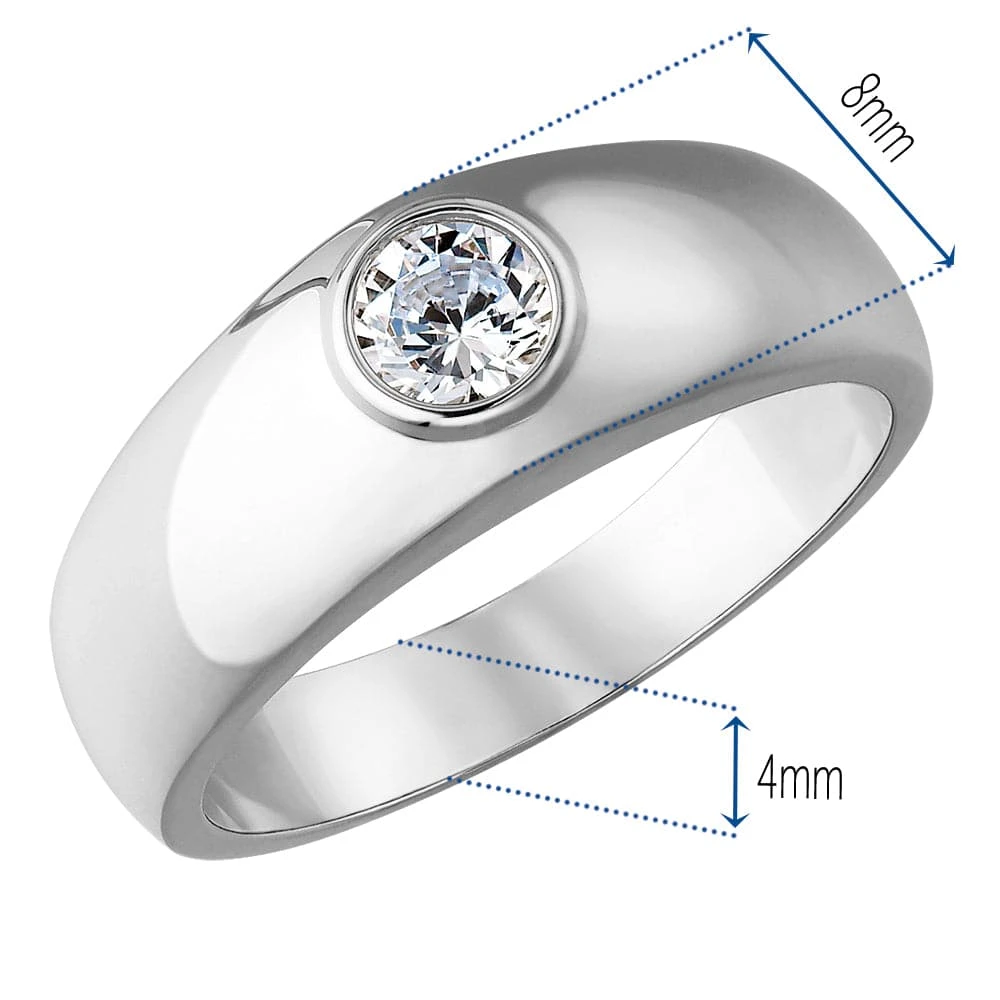 Fire And Ice Solitaire Ring 10 Fire And Ice Solitaire Ring - Image 8