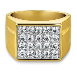 Carnegie Style Men's Ring -Trudiamonds T2164 GC 3