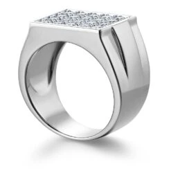 Carnegie Style Men's Ring -Trudiamonds T2164 PC 2