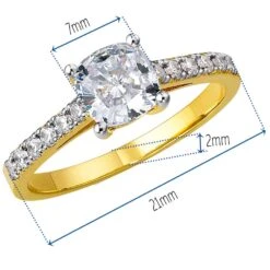 Romanesque Ring -Trudiamonds T2174 GC 1