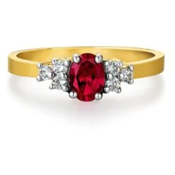 La Bella Tru-Ruby Ring -Trudiamonds T2198 GC 3