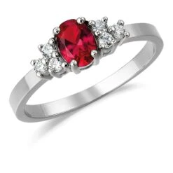La Bella Tru-Ruby Ring -Trudiamonds T2198 PC