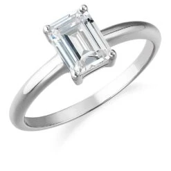 1.75 Ct. Emerald Cut Solitaire Ring -Trudiamonds T2200 PC