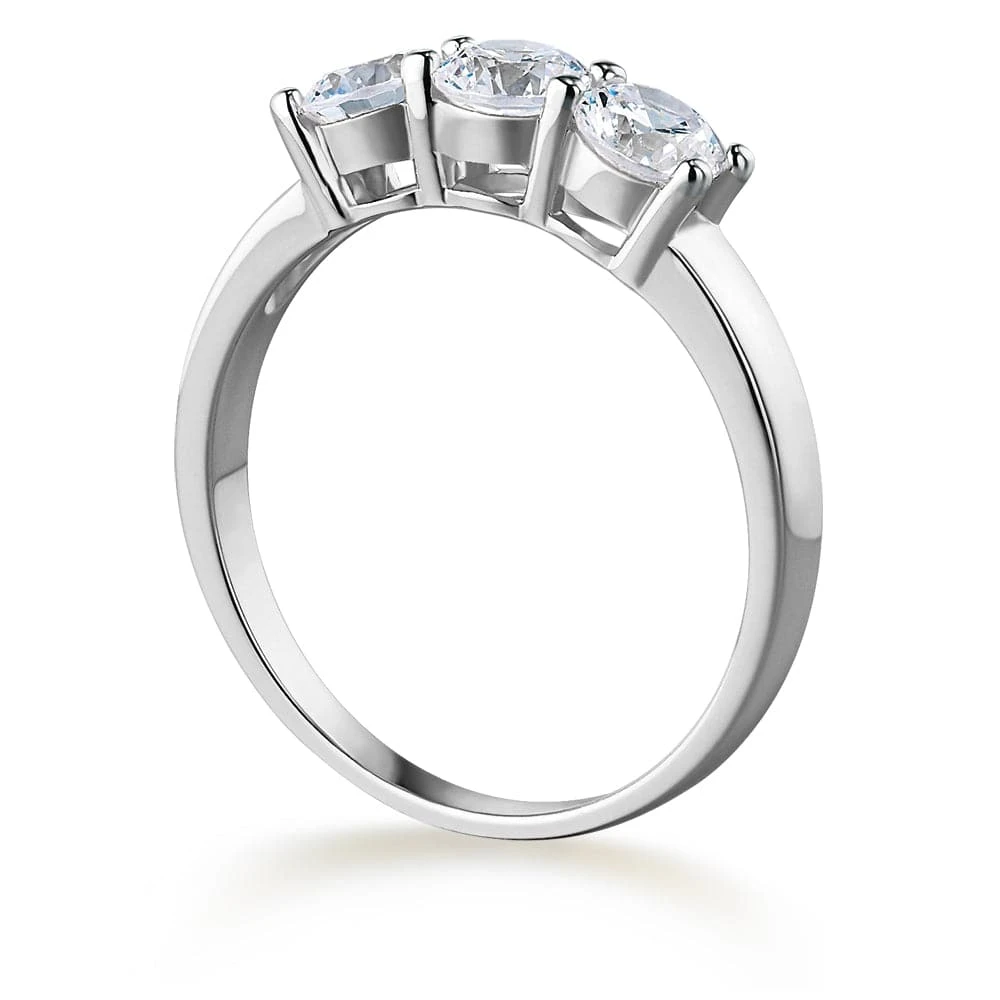 1.5 Ct. T.w. Trilogy Ring 6 1.5 Ct. T.w. Trilogy Ring - Image 4