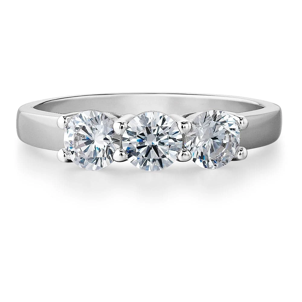 1.5 Ct. T.w. Trilogy Ring 8 1.5 Ct. T.w. Trilogy Ring - Image 6