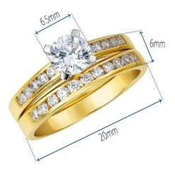 Enchanting Duo Ring Set -Trudiamonds T2208 GC 1 d8a733c4 127c 42fa b26c 70f1ec677603