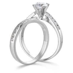Enchanting Duo Ring Set -Trudiamonds T2208 PC 2