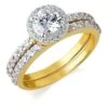 Posh Solitaire Ring Set 1 Posh Solitaire Ring Set -Trudiamonds T2216 GC