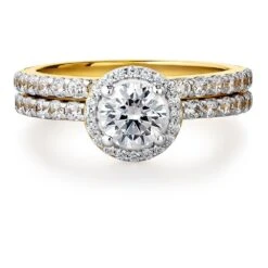 Posh Solitaire Ring Set -Trudiamonds T2216 GC 3