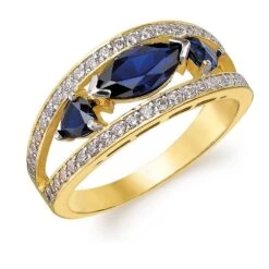 Tru-Sapphire Marquise Ring