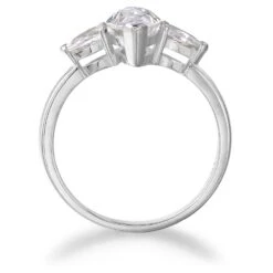 Marquise Cut Trilogy Ring -Trudiamonds T2266 PC 2