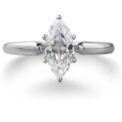 1 Ct. Marquise Solitaire Ring -Trudiamonds T2268 PC 3