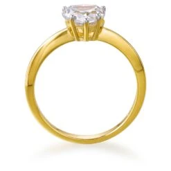 1 Ct. Heart Solitaire Ring -Trudiamonds T2271 GC 2