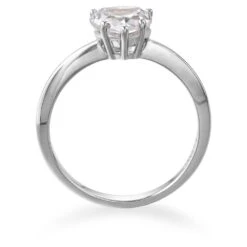 1 Ct. Heart Solitaire Ring -Trudiamonds T2271 PC 2