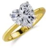 2.5 Ct. Heart Solitaire Ring