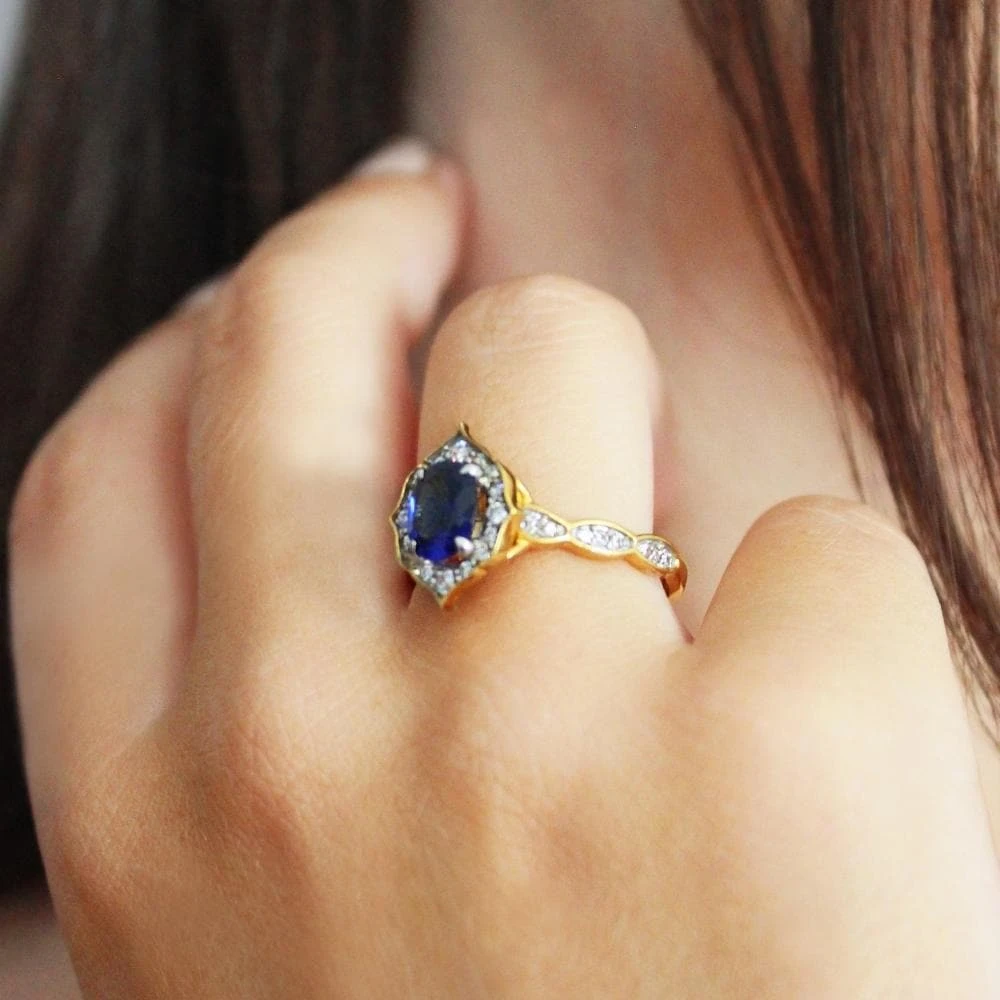 Marie Antoinette Tru-Sapphire Ring 9 Marie Antoinette Tru-Sapphire Ring - Image 7