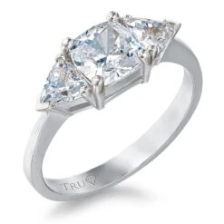 Prestige Cushion Cut Ring -Trudiamonds T2381 PC