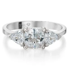 Prestige Cushion Cut Ring -Trudiamonds T2381 PC 3