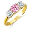 Pink Trilogy Ring -Trudiamonds T2400 GC 1