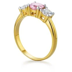 Pink Trilogy Ring -Trudiamonds T2400 GC 2