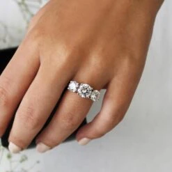 4 Ct. T.w. Trilogy Ring -Trudiamonds T2428 GC 5