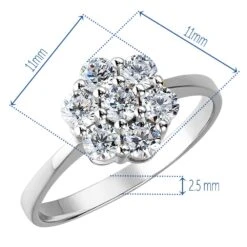 Eternal Bouquet Ring -Trudiamonds T2499 PC 1