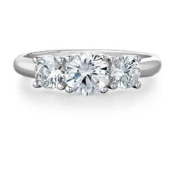 2 Ct. T.w. Trilogy Ring 17 2 Ct. T.w. Trilogy Ring -Trudiamonds T2510 PC 3