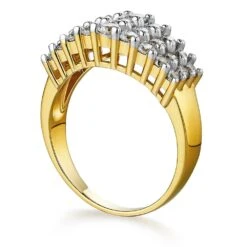 The Legendary Marilyn Cluster Ring -Trudiamonds T2514 GC 2