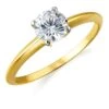 1 Ct. Classic 4-Claw Solitaire Ring