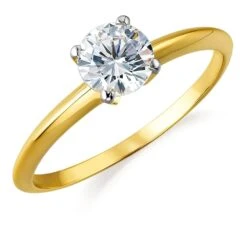 1 Ct. Classic 4-Claw Solitaire Ring