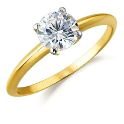 2 Ct. Classic 4-Claw Solitaire Ring