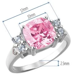 Pink Perfection Ring 17 Pink Perfection Ring -Trudiamonds T2616 PC 1