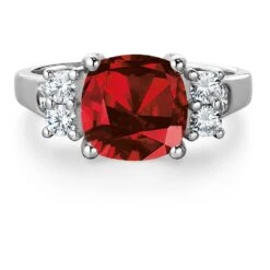 Tru-Ruby Perfection Ring -Trudiamonds T2617 PC 3