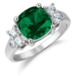 Tru-Emerald Perfection Ring -Trudiamonds T2618 PC