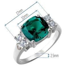 Tru-Emerald Perfection Ring -Trudiamonds T2618 PC 1