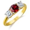 Tru-Ruby Trilogy Ring -Trudiamonds T2661 GC