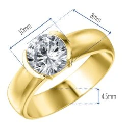Budding Solitaire Ring -Trudiamonds T2716 GC 1
